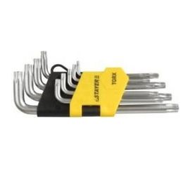 Набор имбусовых коротких ключей 9 предметов STAYER MASTER 2743-H9 