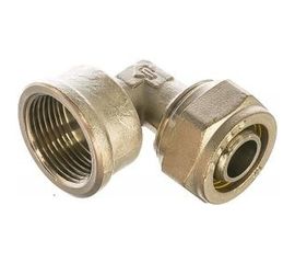 Уголок соединительный (20 мм; 3/4; цанга-гайка) для трубопровода Зубр 51410-20-3/4 