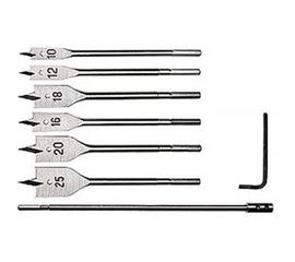 Набор сверл перовых по дереву (10-25 мм; 6 шт.) + удлинитель MATRIX 70406 