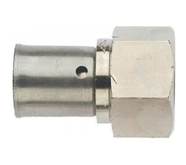 Пресс-фитинг соединение прямое (26х3 мм; 1 ВР) Prandelli 109.02.22.6 