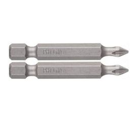 Биты МАСТЕР кованые 2 шт. (50 мм; PH1; хвостовик E 1/4) Зубр 26001-1-50-2 