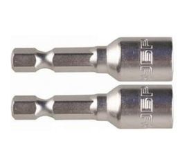 Биты МАСТЕР с торцовой головкой 2 шт. (E 1/4; 12х45 мм) Зубр 26392-12-02 
