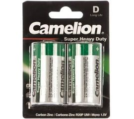 Батарейка 1.5В Camelion R20 BL-2, 1671 