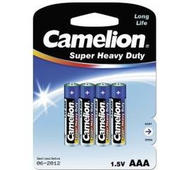 Батарейка 1.5В Camelion, R03 Blue BL-4, 3214 