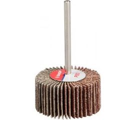 Шлифовальный круг Зубр веерный лепестковый на шпильке тип КЛО зерно - электрокорунд нормальный P80 15x30 мм 36600-080 