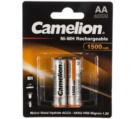 Аккумулятор 1.2В Camelion AA-1500mAh Ni-Mh BL-2, 3510 