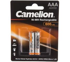 Аккумулятор Camelion 1.2В AAA-600mAh Ni-Mh BL-2, 2695 