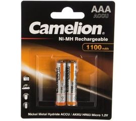 Аккумулятор Camelion 1.2В AAA-1100mAh Ni-Mh BL-2, 7372 