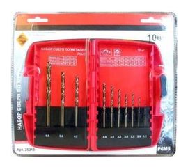 Набор сверл по металлу (10 шт; Р6М5; 1.5-6.5 мм) Энкор 25210 