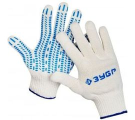Перчатки трикотажные с защитой от скольжения (размер L-XL; 10 пар) ЭКСПЕРТ-ПРОТЕКТОР ЗУБР 11390-K10 