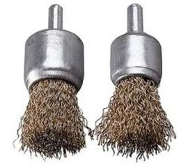 Набор щеток ПРОФЕССИОНАЛ 2 шт. для дрели (17/24 мм; латунированная проволока 0,3 мм) Зубр 3532-H2_z02 