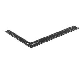 Столярный угольник STAYER стальной цельнометаллический шкала шаг 1 мм крашенная 300x200 мм 3435-30 