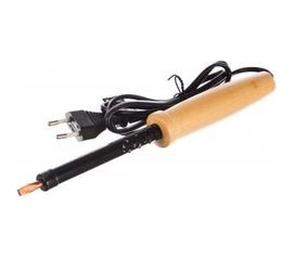 Электропаяльник ЗУБР МАСТЕР с деревянной рукояткой и долговечным жалом, форма клин 60Вт 55405-60 