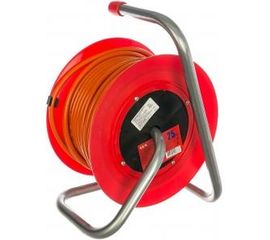 Силовой удлинитель на катушке К4-Е-25 25м 4 гнезда, заземление LUX 4606400418887 