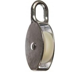 Блок одинарный с пластиковым роликом (2 шт; 12х50 мм; ТФ5) Зубр 4-304585-50 