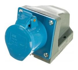 Розетка наружной установки IEK 16А 2P+Е 220В IP44 113 ИЭК PSR11-016-3 