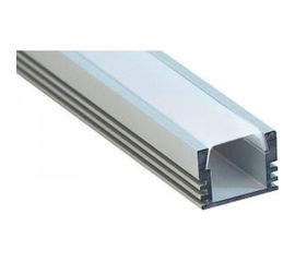 Накладной профиль FERON серебро 2м, с заглушкой, д/LED лент 10266 