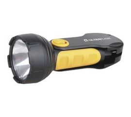Фонарь Ultraflash LED3828 (аккум 220В, черный/желтый, 1LED 0,5Вт, SLA, пласт, склад. вил коробка) 10922 