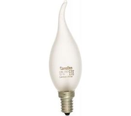 Лампа накаливания с матовой колбой, свеча на ветру 40/CW/FR/E14 Camelion MIC 11278 