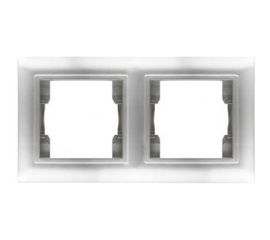 Двухместная рамка Volsten V01-25-A21-M Argento Violet, 10098 