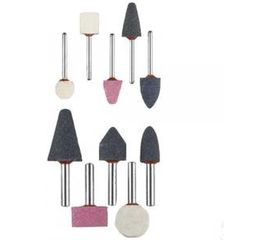 Набор абразивных мини-шарошек-насадок для дрелей (3,2/6 мм; 10 шт.) ЗУБР 35998-H10 