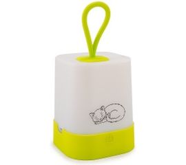 Фонарь ЯРКИЙ ЛУЧ LT-6 Барсик, желто-зеленый, аккум. мини-кемпинг, 3 режима+RGB 4606400106197 