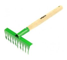 Витые 10-зубые грабли с рукояткой, 180 мм, 300 мм СИБРТЕХ Р 61762 