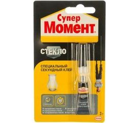Клей СУПЕР СТЕКЛО 3 гр Момент 1198353 