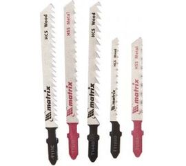 Набор полотен для электролобзика универсальный 5 шт. MATRIX 78251 