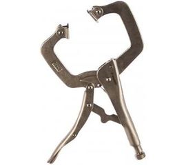 Специальный ручной зажим Зубр Эксперт точечный с подвижными губками для деталей различных форм 280 мм 22517 