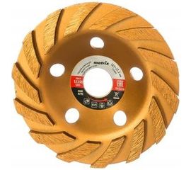 Алмазная зачистная чашка 125 мм турбо-сегмент MATRIX 72988 