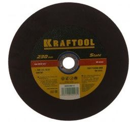 Круг отрезной абразивный по металлу (230х22.2 мм) для УШМ Kraftool 36250-230-1.6 
