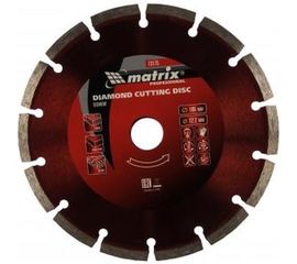 Диск алмазный отрезной сегментный Professional (180x22.2 мм) MATRIX 73175 