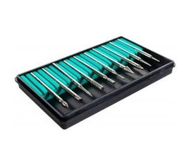 Шарошки усиленная сталь с алмазным напылением 10 шт. FIT 36484 