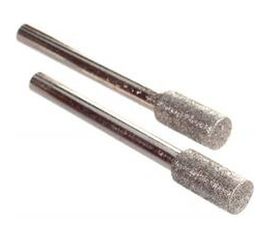 Алмазные мини-шарошки Зубр диаметр 4.8x10x3.2 мм длина 38 мм 2 шт. 35920 