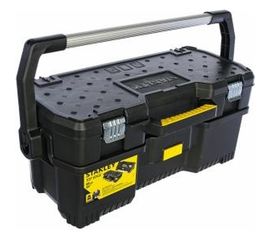 Открытый профессиональный пластмассовый ящик для инструмента со съемным кейсом STANLEY 1-97-506 