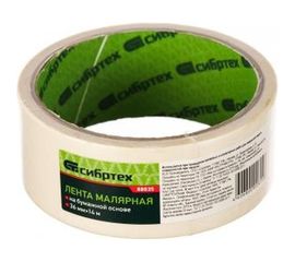 Малярная лента СИБРТЕХ 36 мм х 14 м, на бумажной основе 88835 