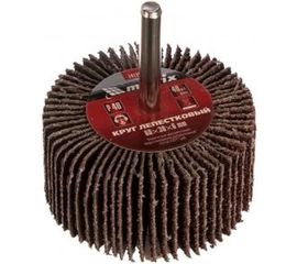 Круг лепестковый (60x30x6 мм; P40) для дрели MATRIX 74120 