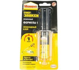 Клей СУПЕР ЭПОКСИ ФОРМУЛА-1 (14 мл; прозрачный) Момент 1405796 
