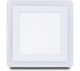 Встраиваемый светильник Smartbuy LED квадрат с подсветкой DLB 18w, 3000K+B, IP20 SBLSq-DLB-18-3K-B 