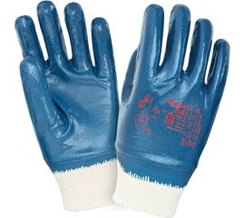 Перчатки 2Hands джерси/полное покрытие нитрилом, манжет резинка 0543-11 