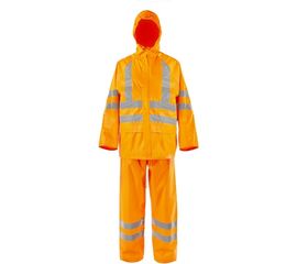 Влагозащитный костюм 2Hands повышенной видимости, оранжевый, L KP1HV 
