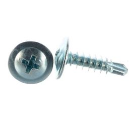 Саморез Стройметиз 4,2х16 металл-металл с прессшайбой, сверло, цинк уп. 200 шт. 2060063 