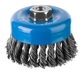 Щетка чашечная (100 мм; М14; плетеные пучки стальной проволоки 0.8 мм) для УШМ 35277-100_z02 