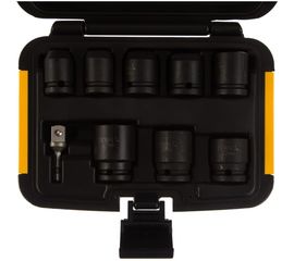 Набор ударных торцевых головок (10-27 мм; 1/2"; 9 шт.) DEWALT DT7507 