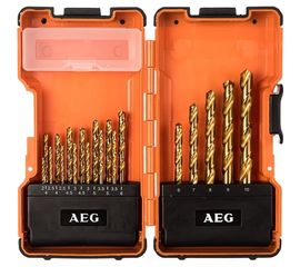 Набор сверл по металлу HSS-G TIN (19 шт; 2-10 мм) AEG 4932352245 