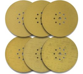 Набор шлифовальных кругов ABRAFORM Giraffe ONE SET 225 мм, 9 отв. Р80,100,120,180,240,320 AF-GO-SET 