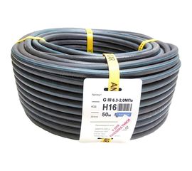 Рукав резиновый для газосварки ГОСТ 9356-75 ТИП III- для кислорода (6.3 мм; 20 атм.; синяя полоса; бухта 50 м) Andycar H16 