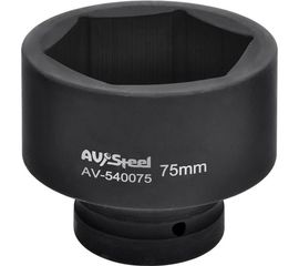 Головка шестигранная (75 мм; 1DR) AV-540075 