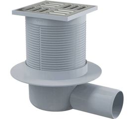 Регулируемый трап Alca Plast с гидрозатвором+механический сухой затвор, Дн 50 APV31 004-0431 